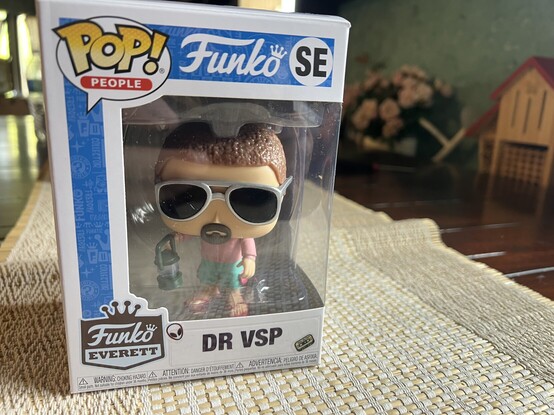 A funco pop people with myself named Dr VSP