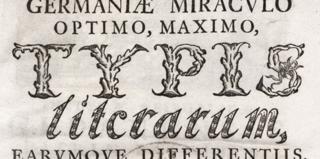 the word TYPIS drawn like tree trunks from 1922 or earlier