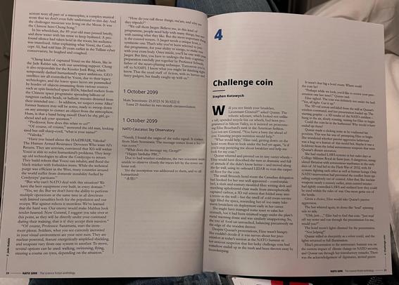 Inside the NATO 2099 Science fiction anthology 