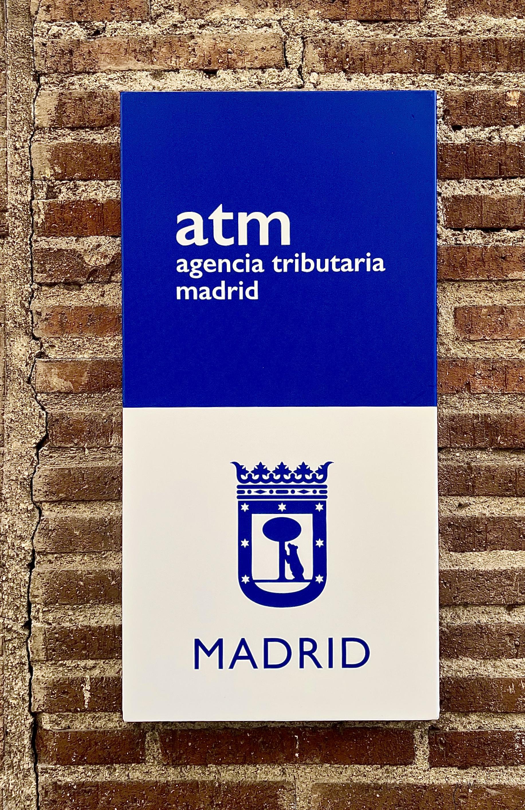 ATM. In this specific case it means Agency Tributary Madrid. The Madrid tax office. 3 or 4 letter acronyms always need explanations.
