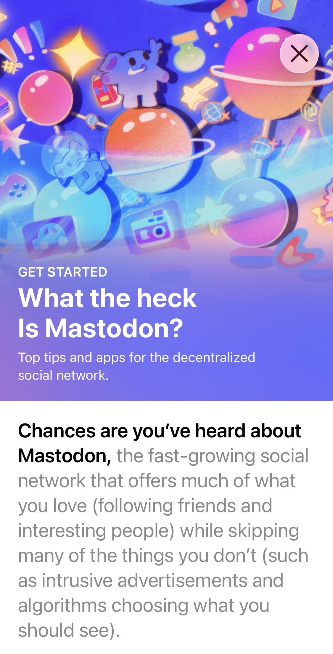 What the heck is mastodon?