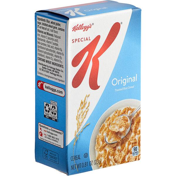 Snack sized box of Special K cereal