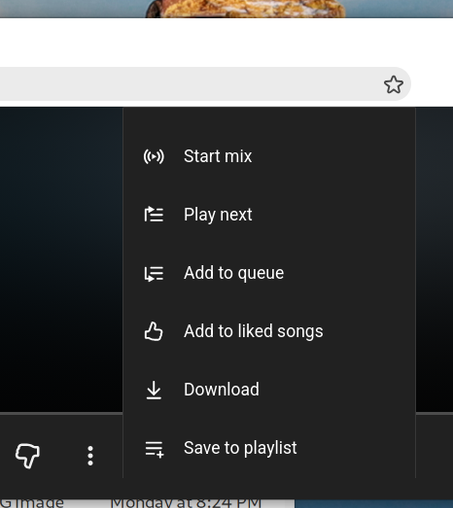 Another screenshot of how bad the UI for YouTube Music sucks.