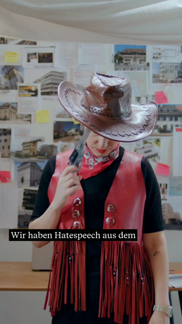 Video von Gülsha Adilji zur Recherche von REFLEKT über die Anzeige von Hasskommentaren aus dem Internet bei der Polizei.
