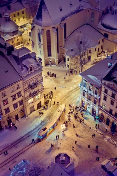 Fairytale Lviv, Ukraine.