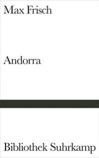 Buchcover
Max Frisch
Andorra

Weisse Fläche, schwarzer Balken, kein Bild
