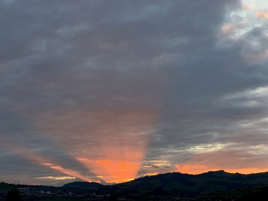 Sonnenuntergang am Zugersee