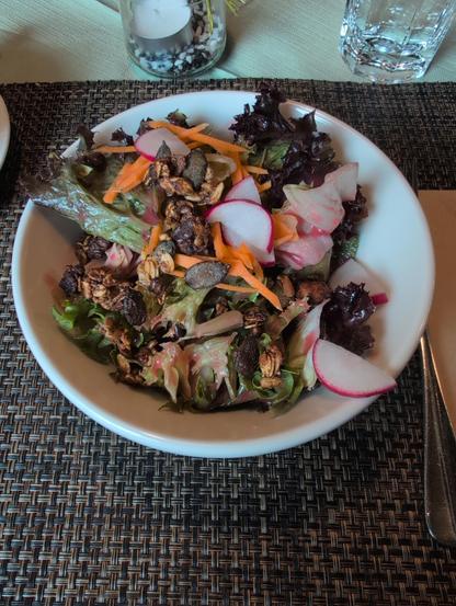 Foto von einem feinen Salat.
