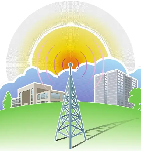 Wireless radio spectrum UK mast tower 123RF ID 13477202