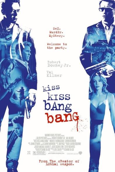 The cover for Kiss Kiss Bang Bang. It is not a children’s movie.