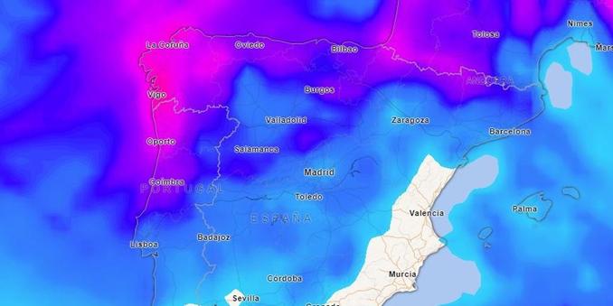 llega una borrasca a estas zonas