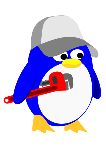 Penguin: PublicDomain https://freesvg.org