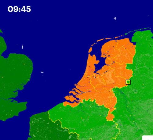 @graewwel Das Bild zeigt eine Karte der Niederlande mit einem Zeitstempel von 09:45 Uhr in der oberen linken Ecke. Die Karte ist in zwei Farben dargestellt: die nördlichen und westlichen Regionen sind in Orange markiert, während die südlichen und östlichen Regionen in Grün dargestellt sind. Ein kleines gelbes Quadrat markiert einen spezifischen Bereich in der südöstlichen Niederlande. Der Atlantische Ozean umgibt die Niederlande, und die Grenzen der Provinzen sind durch gelbe Linien gekennzeichnet.

Bereitgestellt von @altbot, privat und lokal generiert mit Ovis2-8B

🌱 Energieverbrauch: 0.165 Wh