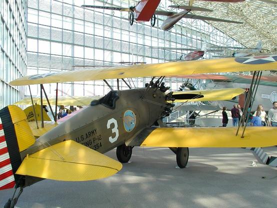 Boeing P12-E biplane
