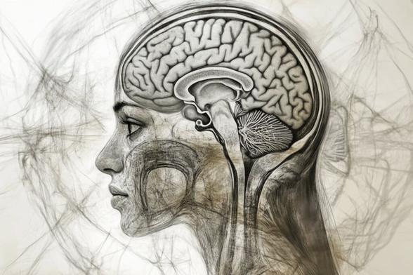 This shows a brain.