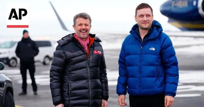 King of Denmark visits Greenland as Trump eyes strategic Arctic island | Videos