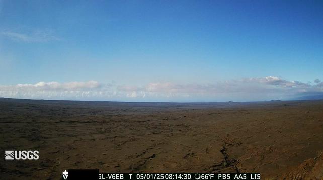 Webcam view of a volcano.
