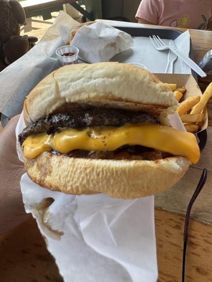 Double Cheeseburger from Bubba Burgers in Kauai
