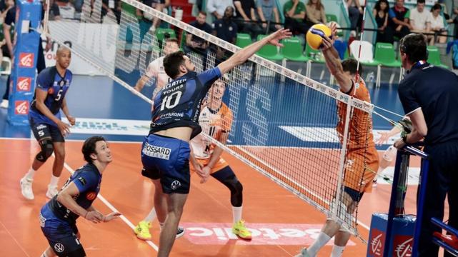 le Tours VB égalise à une manche partout dans son match 2 des demi-finales face à Montpellier