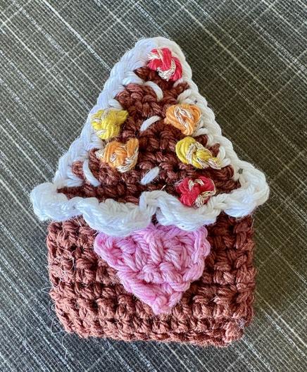 Gehäkeltes Lebkuchen-Haus