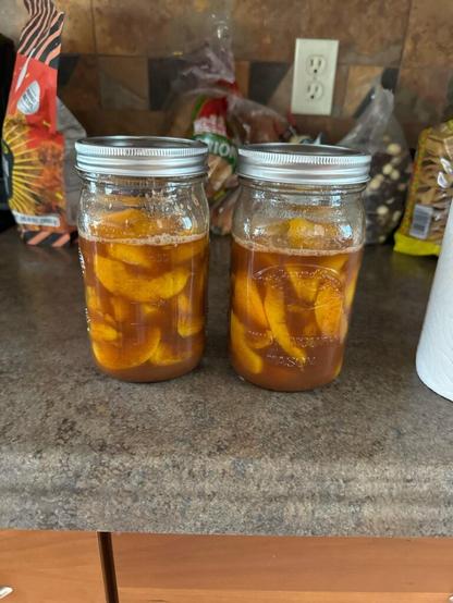 Can I can peaches without boiling or sealing them?