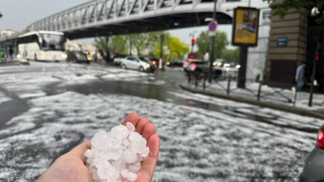 Orages : Paris frappé par d’impressionnantes chutes de grêle, des perturbations dans les transports