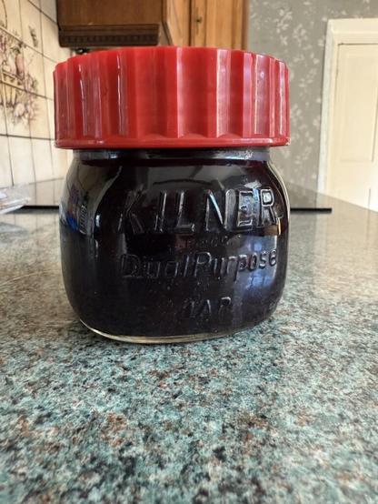 40 year old jar of Damson plums