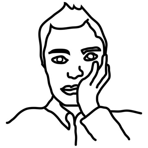 avoid wasting attendee time: an illustration of a bored person