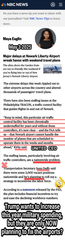 There have also been staffing issues at the Philadelphia TRACON, a traffic control facility that guides flights in and out of Newark.

“Keep in mind, this particular air traffic control facility has been chronically understaffed for years and without these controllers, it’s now clear — and the FAA tells us — that Newark airport cannot handle the number of planes that are scheduled to operate there in the weeks and months ahead,” Kirby said.