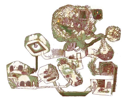 Dungeon map