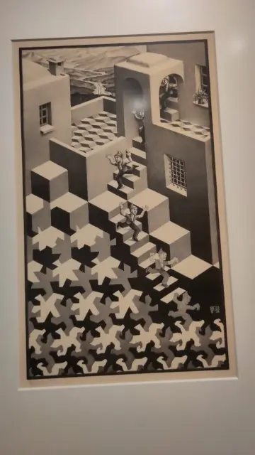 Escher Print with stairs