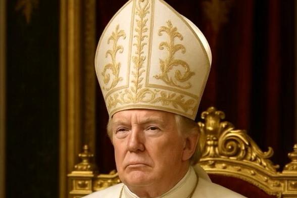 Trump posts image of himself as pope on Truth Social. Critics erupt