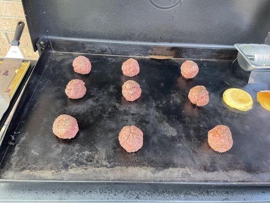 Oklahoma smash burgers for the family. So damn good