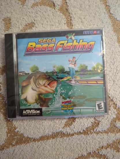 the front cover of Sega bass fishing for pc