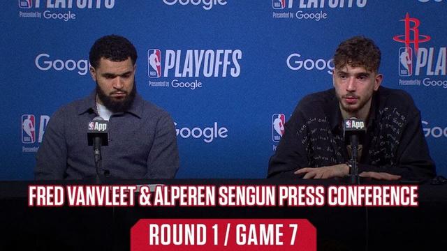 Game 7 Press Conference by Fred VanVleet and Alperen Sengun l Houston Rockets