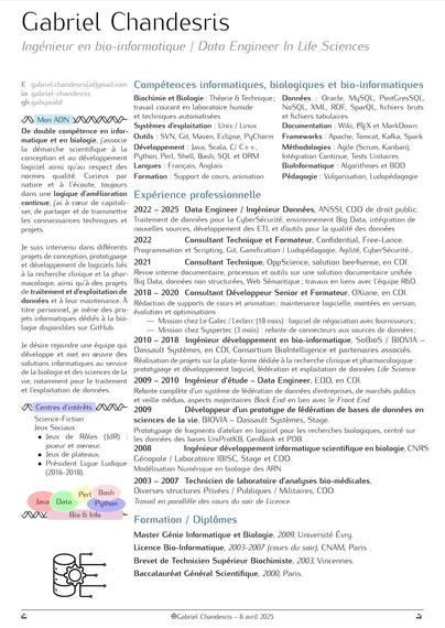 🚀 #OpenToWork | Data Engineer | ETL & Contrôle Qualité 
CV PDF : http://gabriel.chandesris.free.fr/gabysblog/docs/CVGabrielChandesris.pdf
Expert #ETL #Python #SQL #DataQuality #BigData
Prêt à optimiser vos pipelines de données !
🙏 RT plz  #i4emploi #Recrutement #Emploi #DataEngineering #Spark #Scala ...