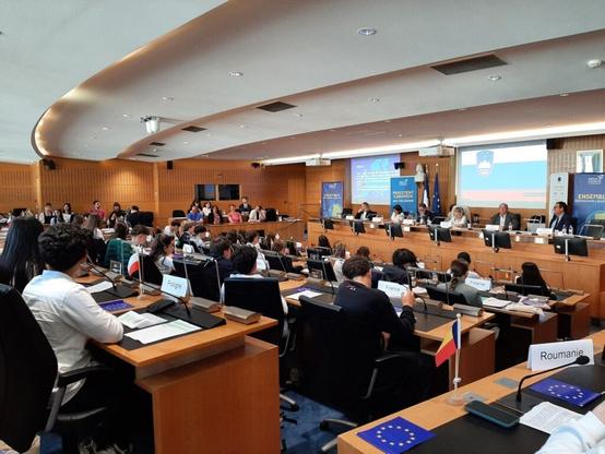 en Seine-et-Marne, ces collégiens jouent au député européen