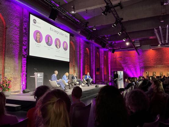 Blick auf ein Panel