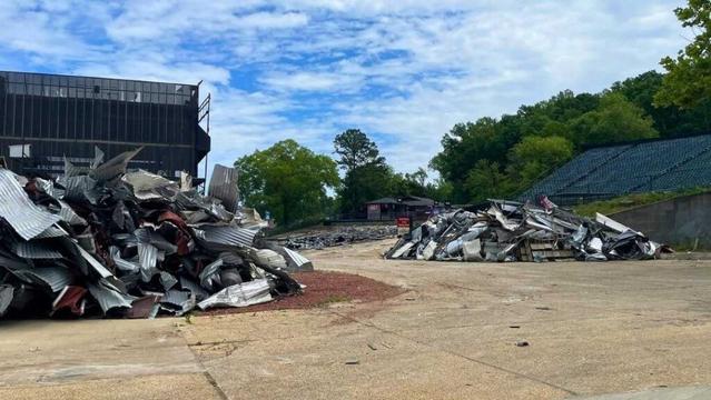 Demolition work underway at former Oak Mountain Amphitheatre