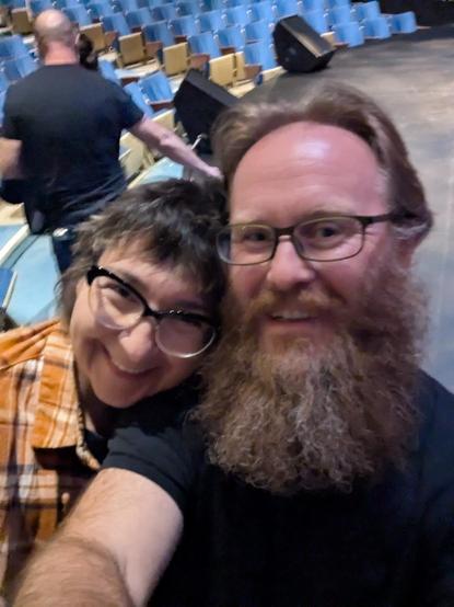 My wife and i after the show.