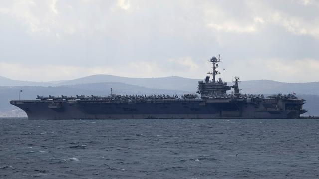 2 US aircraft carriers stay in Middle East for battle with Yemen's Houthis