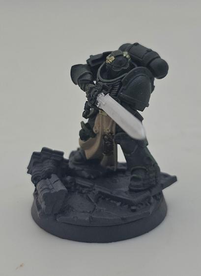 A dark angels space marine