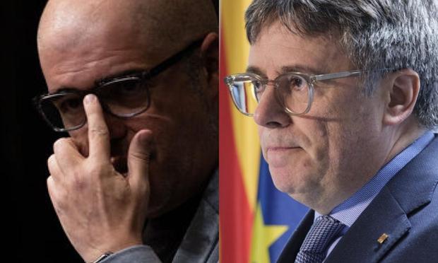 Unai Sordo y Carles Puigdemont, en sendas imágenes de archivo. (Getty Images)