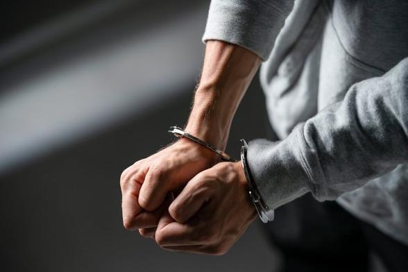 Man in handcuffs