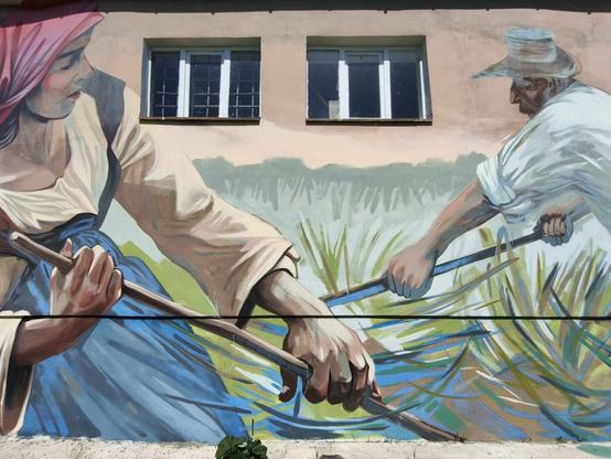 Artwork by Marcin "Tyber" Tybuś in Jeziorko, Poland