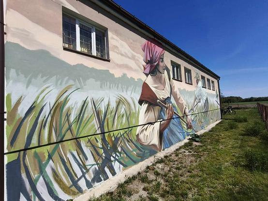 Artwork by Marcin "Tyber" Tybuś in Jeziorko, Poland