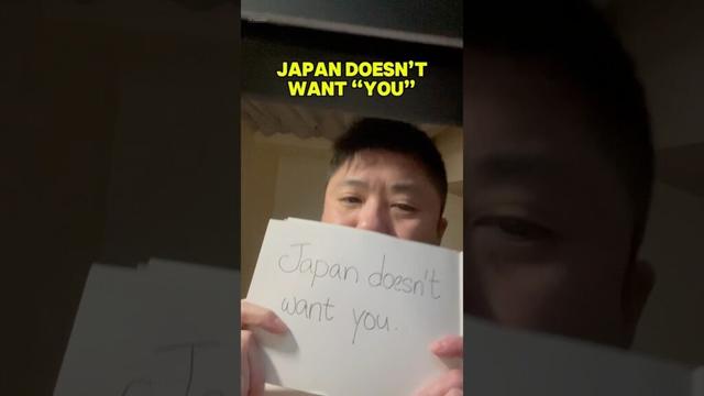 Tips to Traveling to Japan: Don't want you. 💥🌸