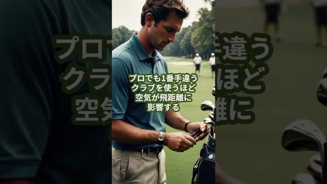 【ゴルフ雑学】ゴルフと気圧 これを知れば上級者へ一歩近づく #ゴルフ #雑学 #プチ知識