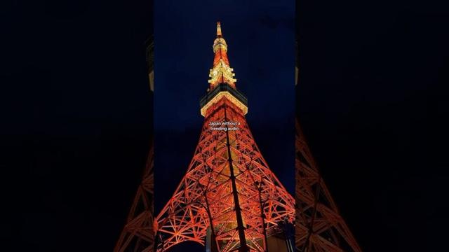 Japan without a trending audio 🎧 #japan #travel #tokyo