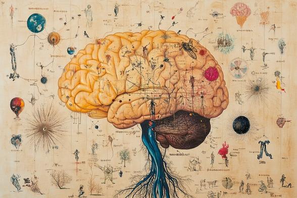 This shows a brain.